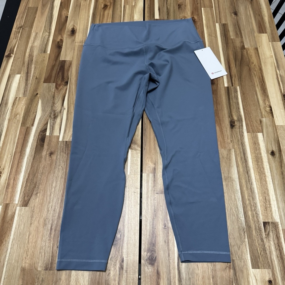 Lululemon Leggings Womens 14 Blue Align HR Pant 25" Cropped Yoga Athletic NWT